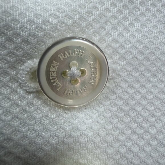 Ralph Lauren Purple Label Womens Zeke Cotton Pique Vest Size 8 Waistcoat White - Picture 6 of 13